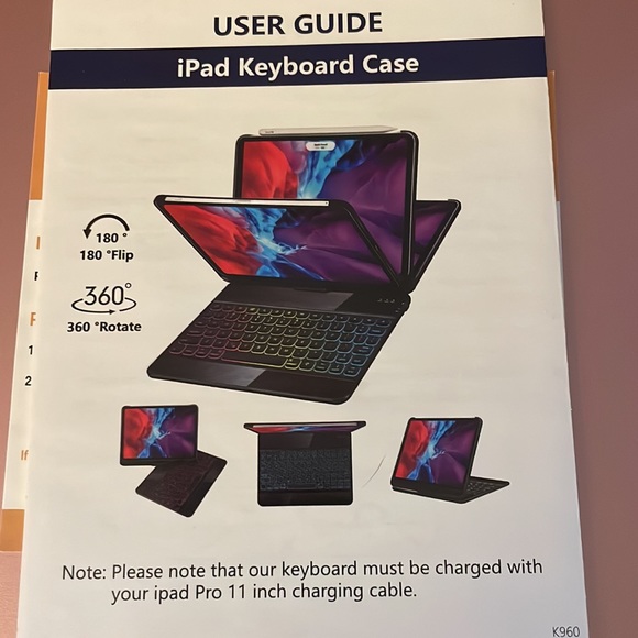 iPad keyboard case new in box for iPad Pro 11 second generation - Picture 3 of 5